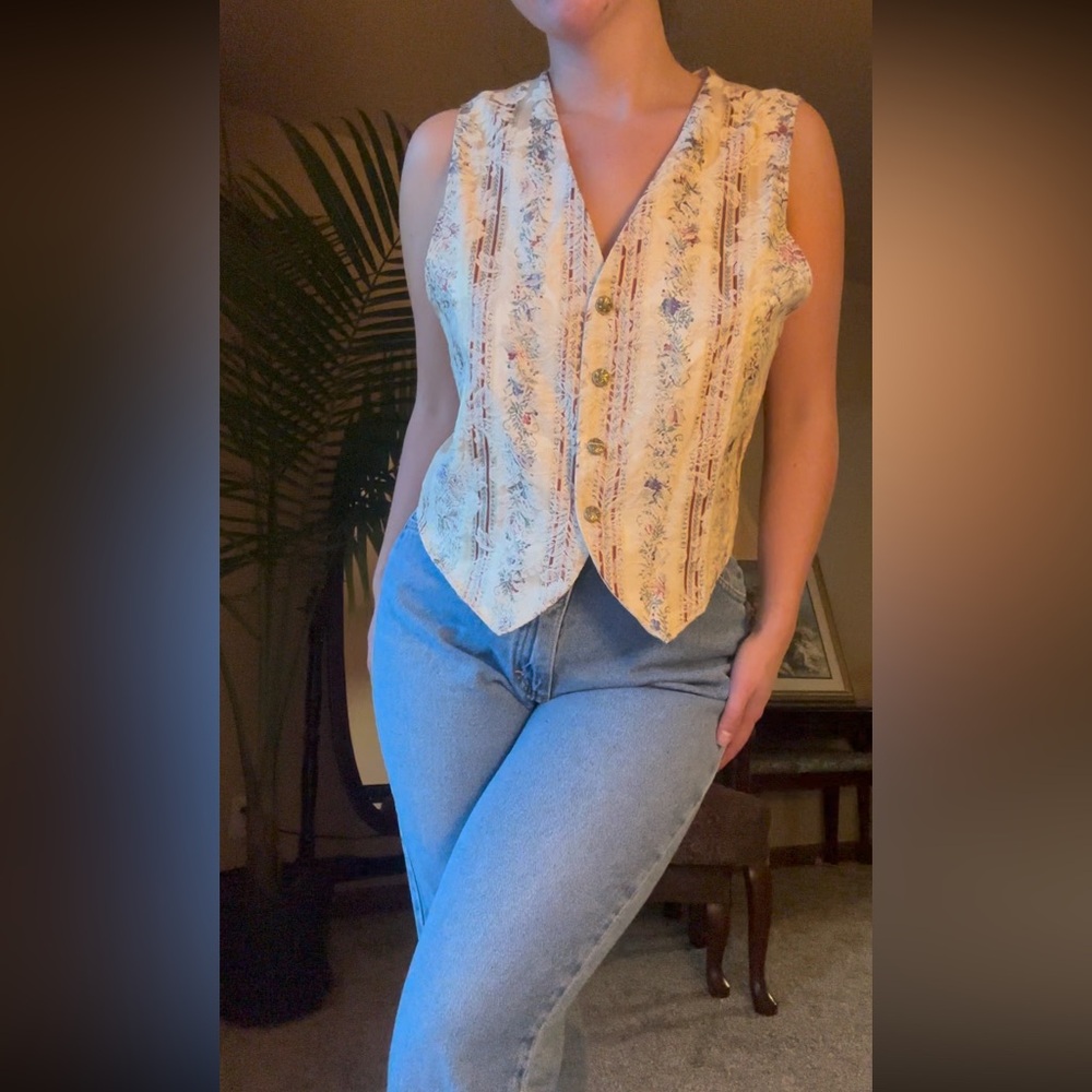 Vintage Jacquard Vest